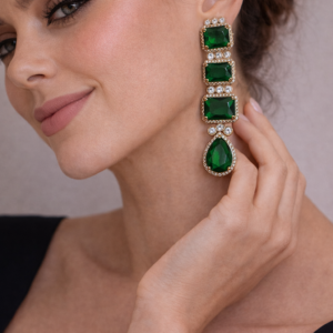 emerald earrings