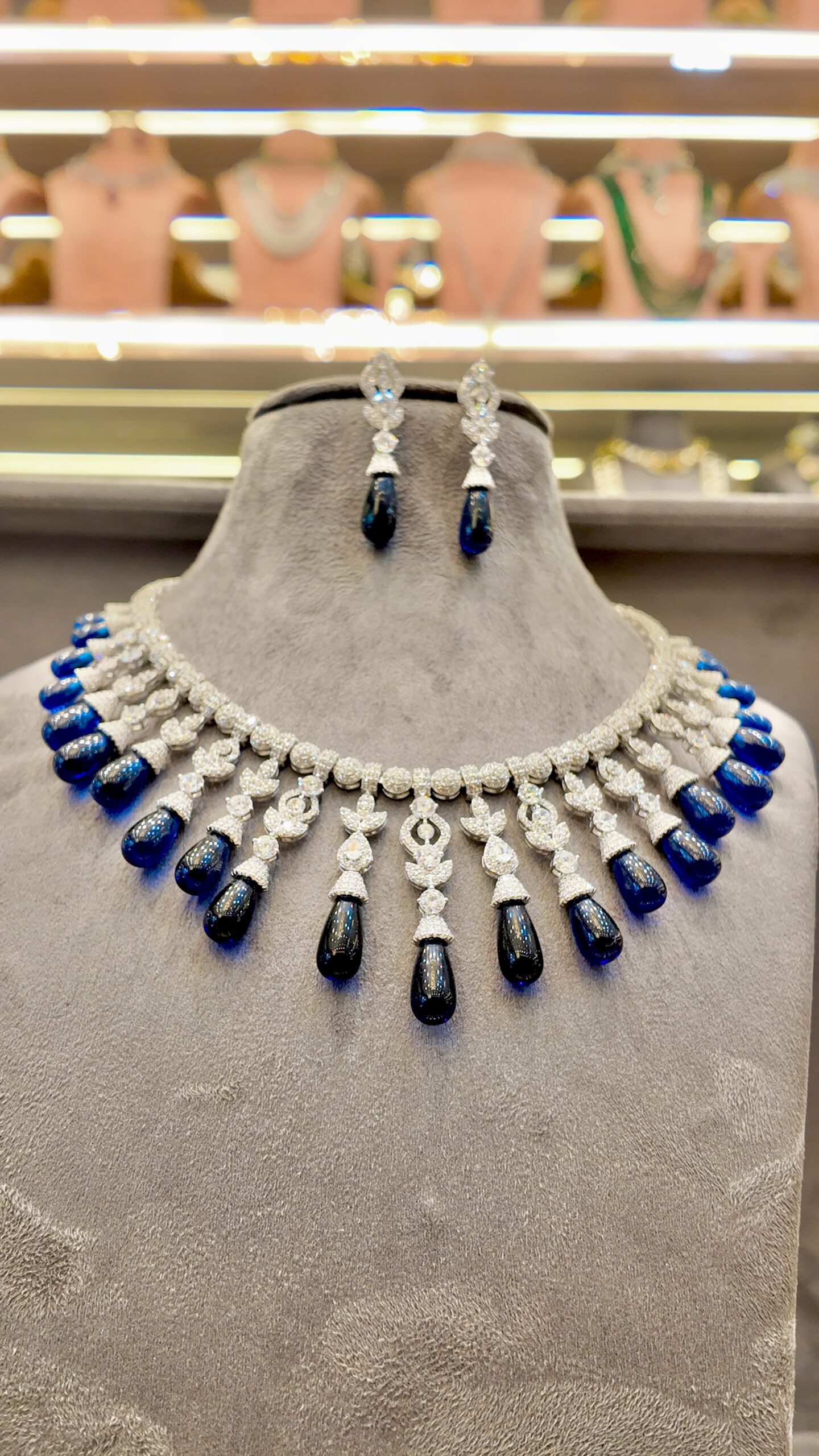 moonlit sapphire necklace moonlit sapphire necklace